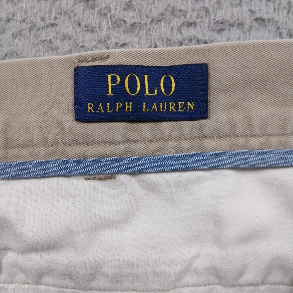 Polo Ralph Lauren Men's 36 Chino Shorts Tan Beige Classic Fit 9
